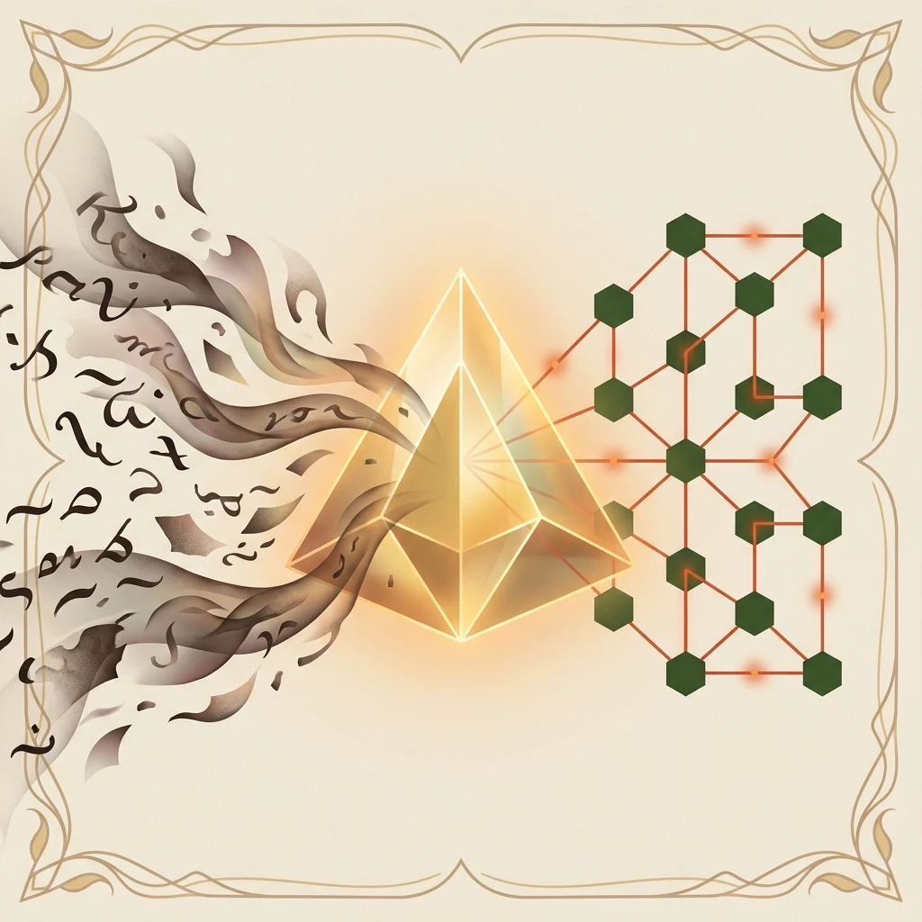 Schema markup transforming unstructured HTML into machine-readable facts